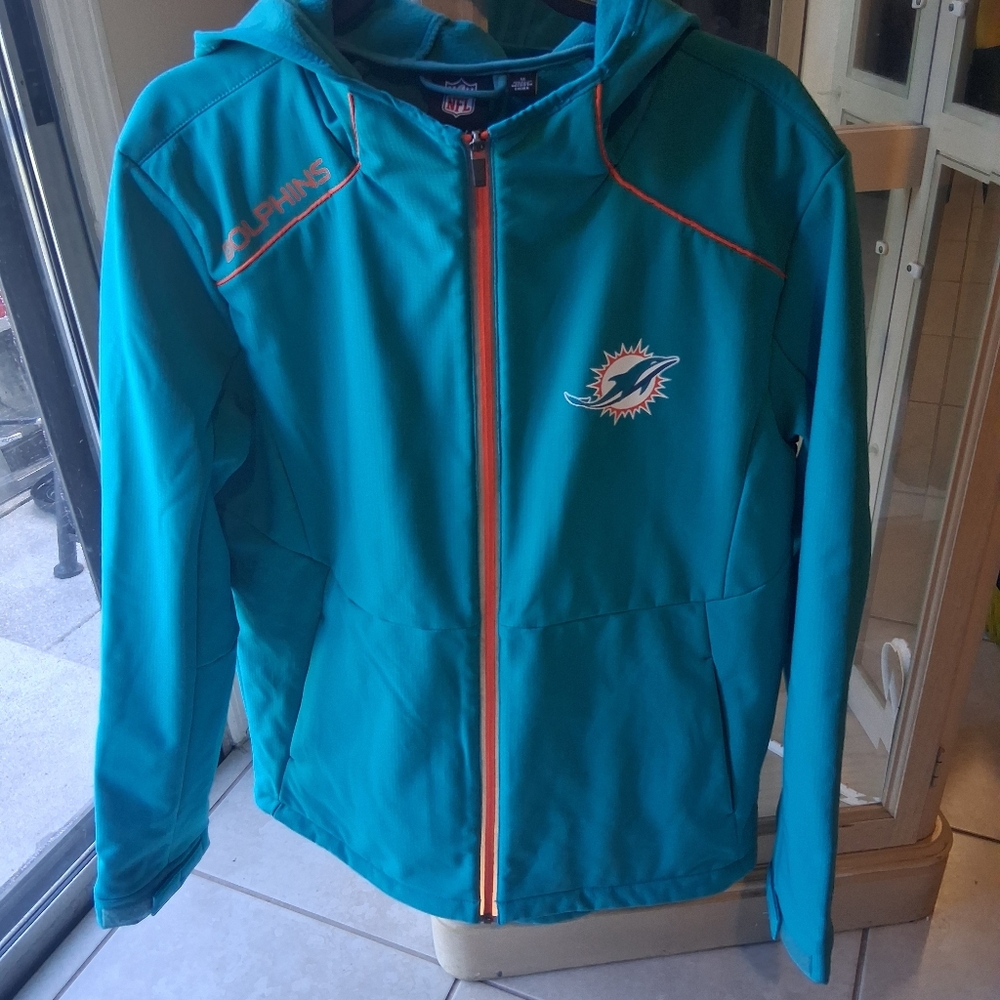 Miami Dolphins NFL Full Zip Hooded Jacket